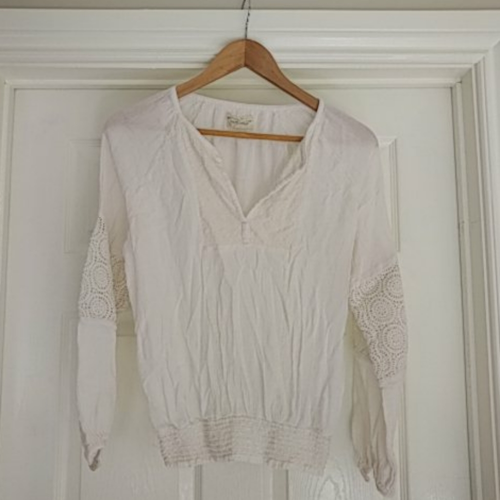 Ralph lauren cotton lace top s